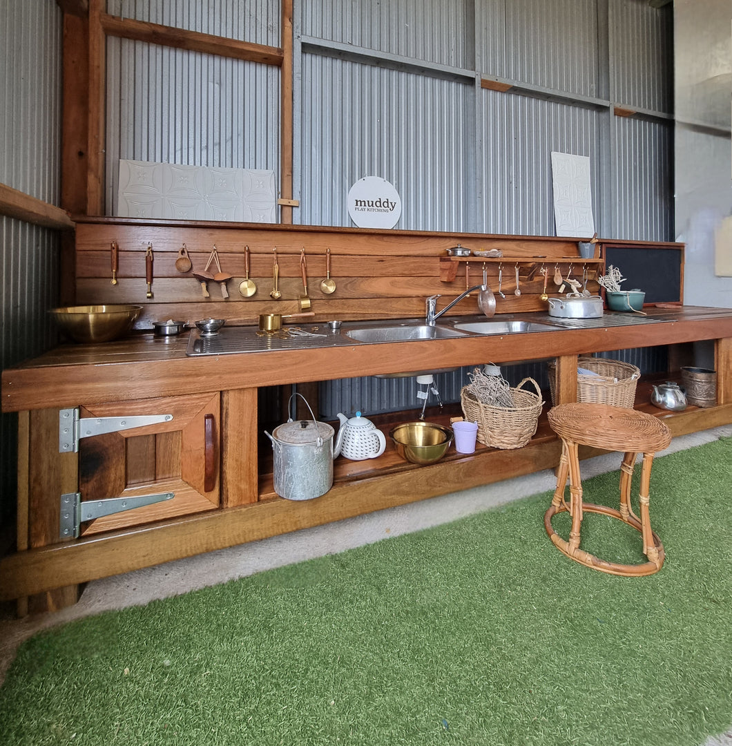 3m Muddy Play Kitchens Mud Kitchen made from Hardwood