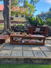 Load image into Gallery viewer, THREE Piece Set Children's Hardwood Mud Kitchen With Bowls, Fridge &amp; Pantry Cupboard, Stove Top Bench &amp; Planter Sand Pit Box, Educational Resources
