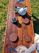 Load image into Gallery viewer, Children&#39;s Mud Kitchen, Potion Play Table Hardwood Bench with Stove Top
