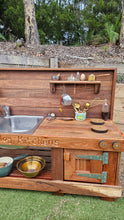 Load image into Gallery viewer, Children's Mud Kitchen ~ Timber Bench
