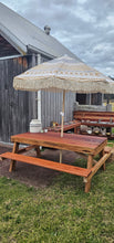 Load image into Gallery viewer, THREE Piece Mud Kitchen &amp; Picnic Table Set
