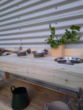 Load image into Gallery viewer, Mud Kitchen ~ with Bowls ~ &#39;Potion Play&#39; Station ~ Sensory Table ~ Hot Plates
