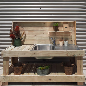 Children's Mud Kitchen ~ Timber Bench