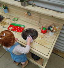 Load image into Gallery viewer, Mud Kitchen ~ with Bowls ~ &#39;Potion Play&#39; Station ~ Sensory Table
