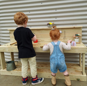 Mud Kitchen ~ with Bowls ~ 'Potion Play' Station ~ Sensory Table