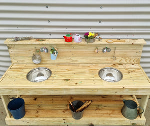 Mud Kitchen ~ with Bowls ~ 'Potion Play' Station ~ Sensory Table