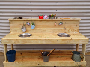 Mud Kitchen ~ with Bowls ~ 'Potion Play' Station ~ Sensory Table
