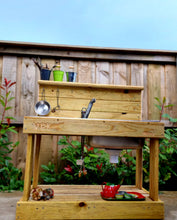 Load image into Gallery viewer, Mini Mud Kitchen ~ Play Kitchen
