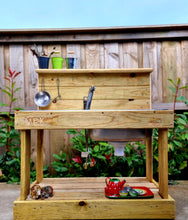 Load image into Gallery viewer, Mini Mud Kitchen ~ Play Kitchen
