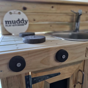 Children's Mud Kitchen ~ Stove Top