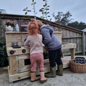Children's Mud Kitchen ~ Stove Top