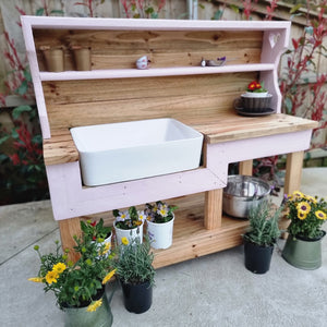 Mud Kitchen with Buffet Hutch