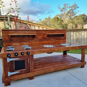 Children's Hardwood Mud Kitchen, Potion Play, Kids Kitchen