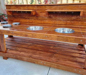Children's Hardwood Mud Kitchen, Potion Play, Kids Kitchen