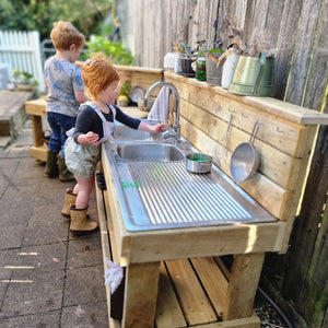 Pallet Style Timber Mud Kitchen ~ With Timber Finishing