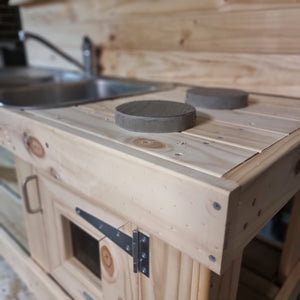 Children's Mud Kitchen ~ Stove Top