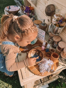 Children's Mud Kitchen ~ Timber Bench